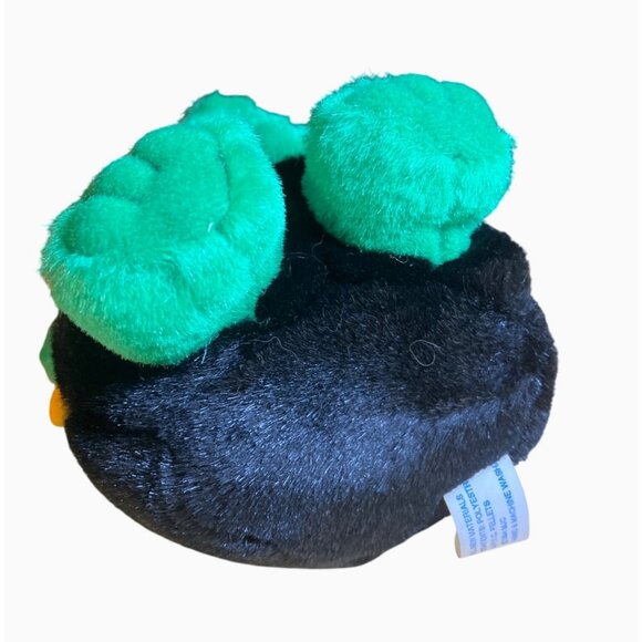 Puffkins Stitch Monster Plush Toy Green Black Tag Collectible1999 Halloween - Picture 9 of 16